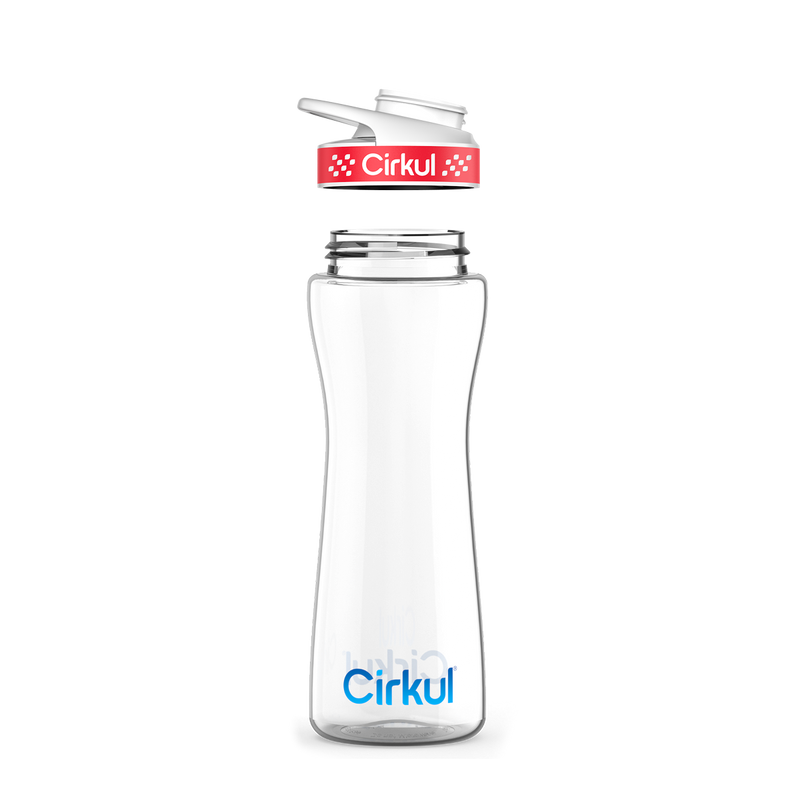 22oz. Plastic Bottle & Comfort Grip Lid B3SP9H