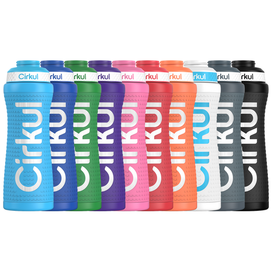 22oz. Grip Stainless Steel Bottle & Sport Lid D04HZL