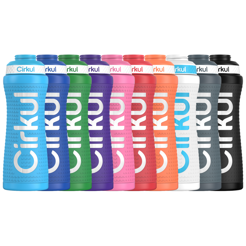 22oz. Grip Stainless Steel Bottle & Sport Lid D04HZL