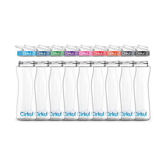 22oz. Plastic Bottle & Comfort Grip Lid B3SP9H